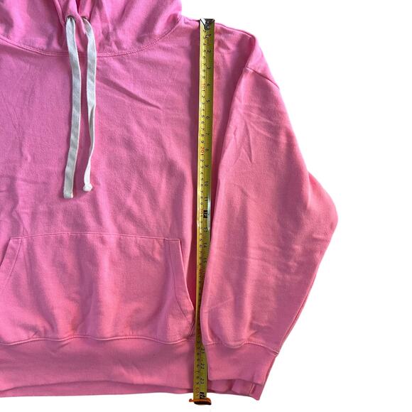 GAP Womens Pink Plain Hoodie, Size XXL, Oversize, Cotton Blend - Picture 4 of 13